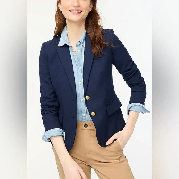 NEW J Crew Factory wool blend Schoolboy blazer - Picture 1 of 15
